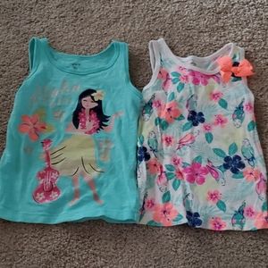 Set of carters tank tops